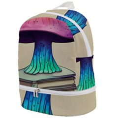 Forest Fairycore Mushroom Zip Bottom Backpack by GardenOfOphir