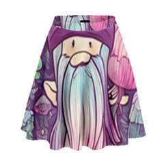 Foraging Mushroom High Waist Skirt