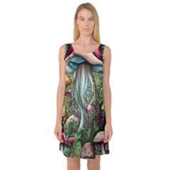 Craft Mushroom Sleeveless Satin Nightdress