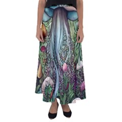 Craft Mushroom Flared Maxi Skirt