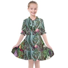 Craft Mushroom Kids  All Frills Chiffon Dress by GardenOfOphir
