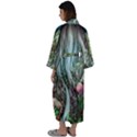 Craft Mushroom Maxi Satin Kimono View2