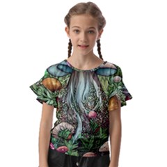 Craft Mushroom Kids  Cut Out Flutter Sleeves by GardenOfOphir