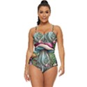 Craft Mushroom Retro Full Coverage Swimsuit View1