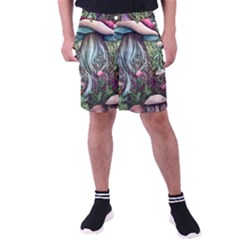 Craft Mushroom Men s Pocket Shorts by GardenOfOphir