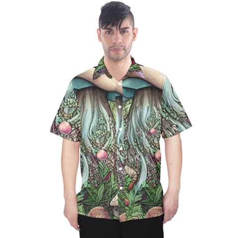 Craft Mushroom Men s Hawaii Shirt by GardenOfOphir