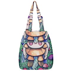 Foraging Natural Fairy Mushroom Craft Center Zip Backpack by GardenOfOphir