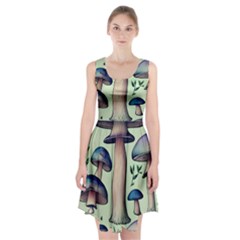 Mushroom Foresty Forestcore Racerback Midi Dress