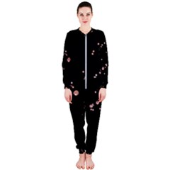 Abstract Rose Gold Glitter Background Onepiece Jumpsuit (ladies) by artworkshop