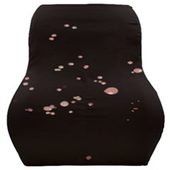 Abstract Rose Gold Glitter Background Car Seat Back Cushion  by artworkshop