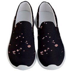 Abstract Rose Gold Glitter Background Men s Lightweight Slip Ons by artworkshop