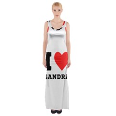 I Love Sandra Thigh Split Maxi Dress by ilovewhateva