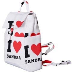 I Love Sandra Buckle Everyday Backpack by ilovewhateva