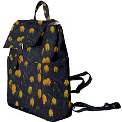 Bloomed Yellow Petaled Flower Plants Buckle Everyday Backpack