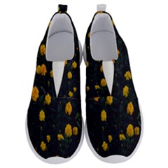 Bloomed Yellow Petaled Flower Plants No Lace Lightweight Shoes by artworkshop