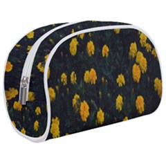 Bloomed Yellow Petaled Flower Plants Make Up Case (medium) by artworkshop