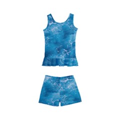 Blue Water Speech Therapy Kids  Boyleg Swimsuit by artworkshop