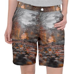 Breathe In Nature Background Pocket Shorts by artworkshop