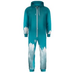 Clouds Hd Wallpaper Hooded Jumpsuit (men) by artworkshop