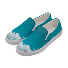 Clouds Hd Wallpaper Women s Canvas Slip Ons by artworkshop