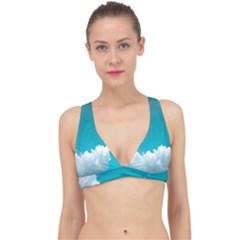 Clouds Hd Wallpaper Classic Banded Bikini Top by artworkshop