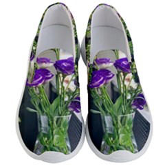 Cute Flower Wallpaper Men s Lightweight Slip Ons by artworkshop