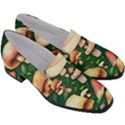 Fantasy Farmcore Farm Mushroom Women s Chunky Heel Loafers View3