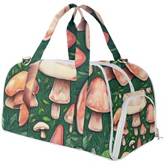 Fantasy Farmcore Farm Mushroom Burner Gym Duffel Bag by GardenOfOphir