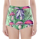 Natural Mushrooms High-Waisted Bikini Bottoms View1