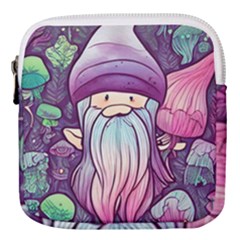 Fairy Mushrooms Mini Square Pouch by GardenOfOphir