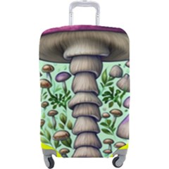 Forest Mushrooms Luggage Cover (large) by GardenOfOphir