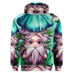 Witchy Forest Mushrooms Men s Overhead Hoodie by GardenOfOphir