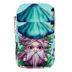 Witchy Forest Mushrooms Waist Pouch (large) by GardenOfOphir