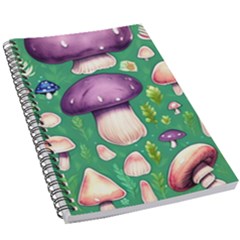 Forest Mushroom Garden Path 5 5  X 8 5  Notebook by GardenOfOphir