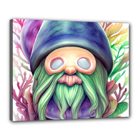 Enchanted Mushroom Forest Fairycore Canvas 20  X 16  (stretched) by GardenOfOphir