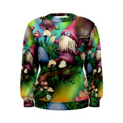 Vintage Flowery Mushroom Women s Sweatshirt by GardenOfOphir