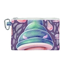 Mushroom Core Canvas Cosmetic Bag (Medium)