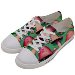 Forest Fairy Core Men s Low Top Canvas Sneakers by GardenOfOphir