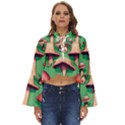 Forest Fairy Core Boho Long Bell Sleeve Top View1