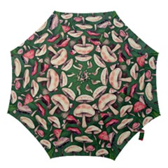 Foraging In The Mushroom Zone Hook Handle Umbrellas (medium) by GardenOfOphir