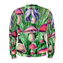 Mushroom Men s Sweatshirt by GardenOfOphir