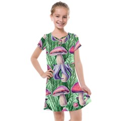 Mushroom Kids  Cross Web Dress by GardenOfOphir