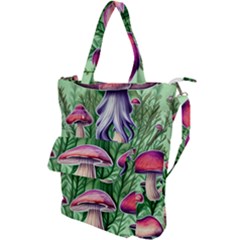 Mushroom Shoulder Tote Bag by GardenOfOphir