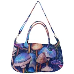 Retro Mushroom Removal Strap Handbag by GardenOfOphir