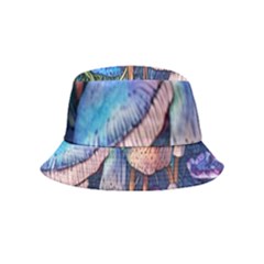Retro Mushroom Inside Out Bucket Hat (kids)