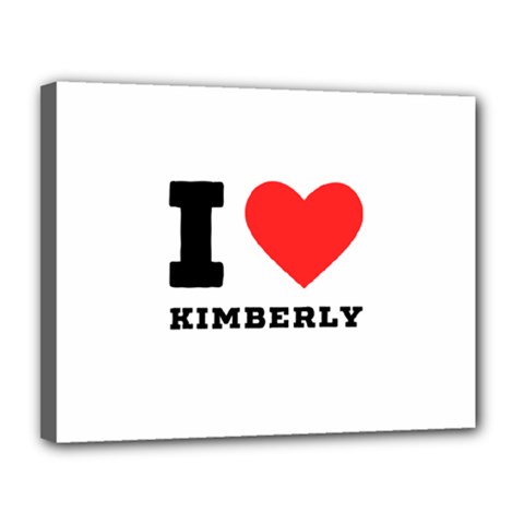 I love kimberly Canvas 14  x 11  (Stretched)