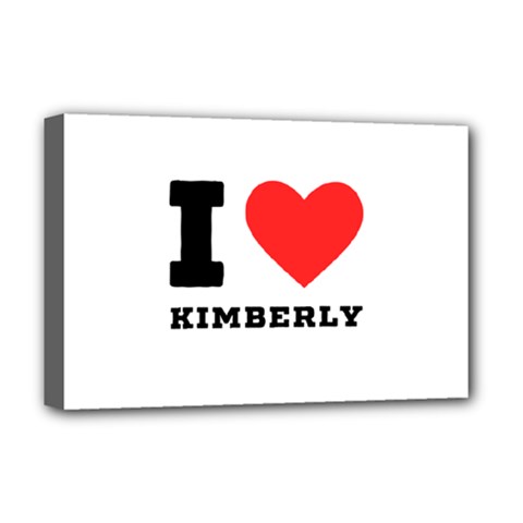 I love kimberly Deluxe Canvas 18  x 12  (Stretched)