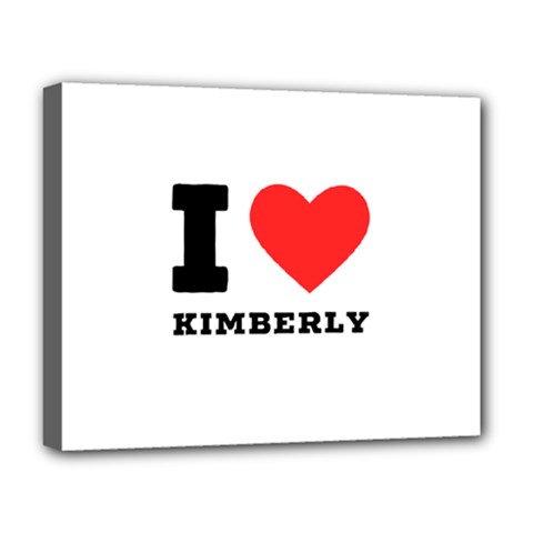 I love kimberly Deluxe Canvas 20  x 16  (Stretched)