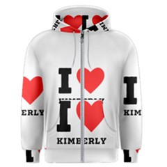 I love kimberly Men s Zipper Hoodie