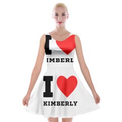 I love kimberly Velvet Skater Dress